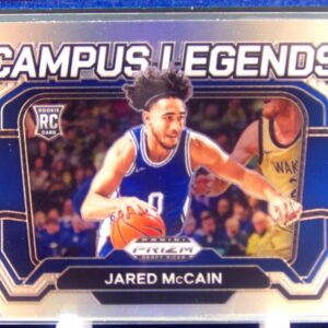2024-25 Prizm Draft Picks Jared McCain RC #6 Devils Campus Legends Prizms Silver