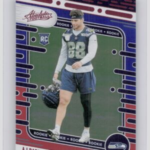 2024 Absolute AJ Barner Red and Blue RC 184 Seahawks