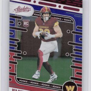2024 Absolute Ben Sinnott Red and Blue RC 152 Commanders