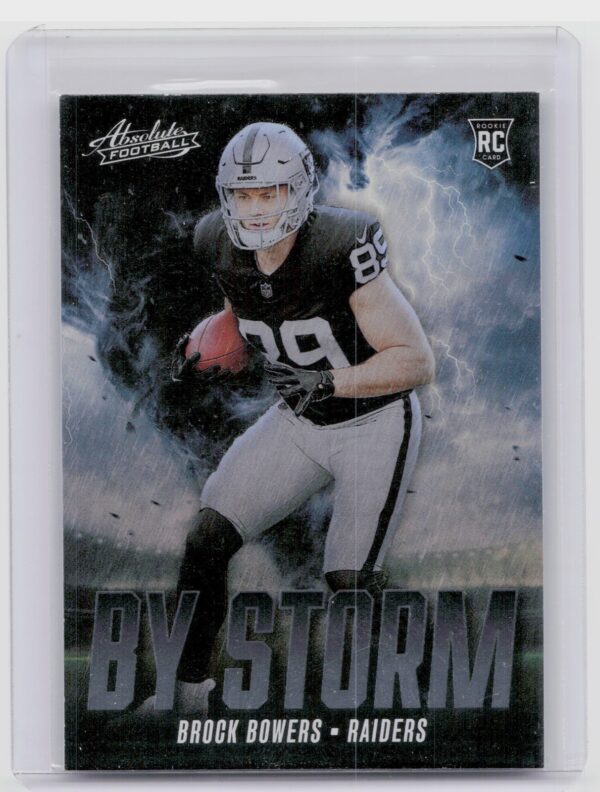 2024 Absolute Brock Bowers RC BS-BBS Raiders By Storm