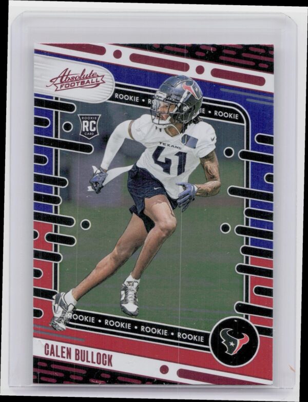 2024 Absolute Calen Bullock Red and Blue RC 165 Texans