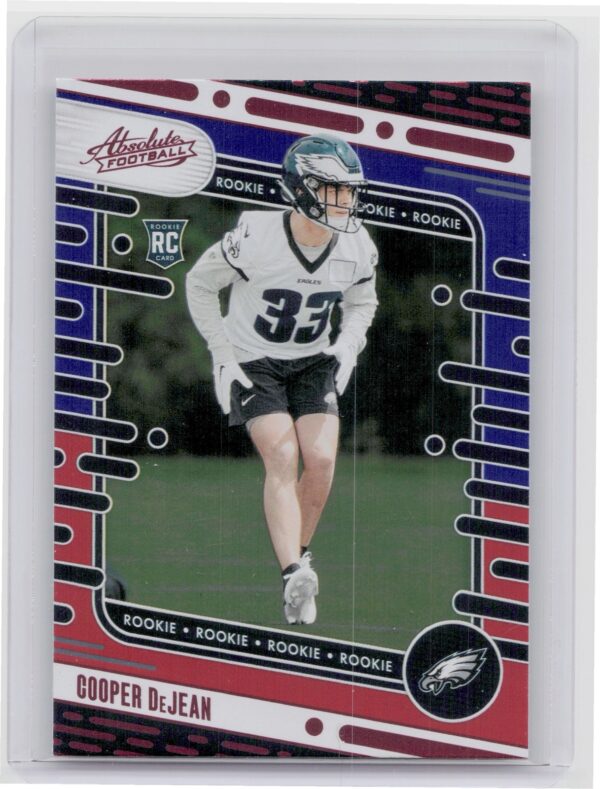 2024 Absolute Cooper DeJean Red and Blue RC 140 Eagles