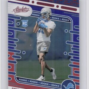 2024 Absolute Ennis Rakestraw Jr. Red and Blue RC #158 Lions