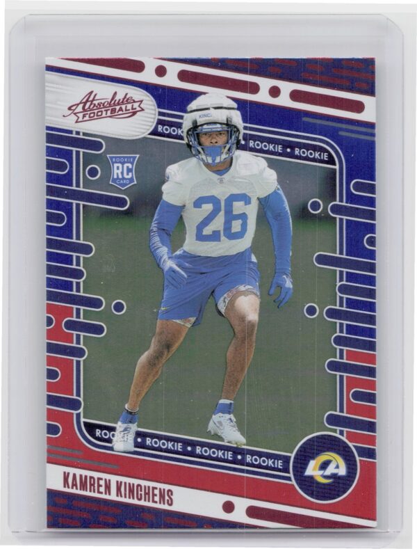 2024 Absolute Kamren Kinchens Red and Blue RC 175 Rams