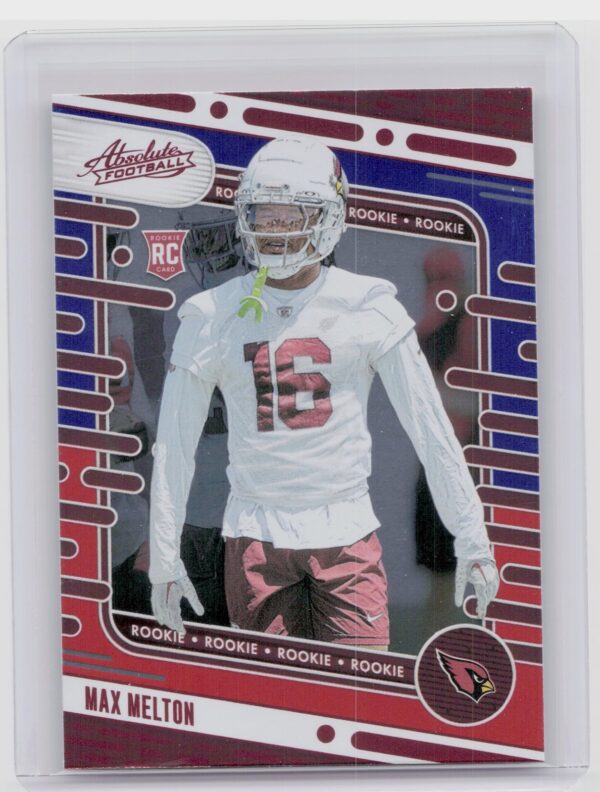 2024 Absolute Max Melton Red and Blue RC 143 Cardinals