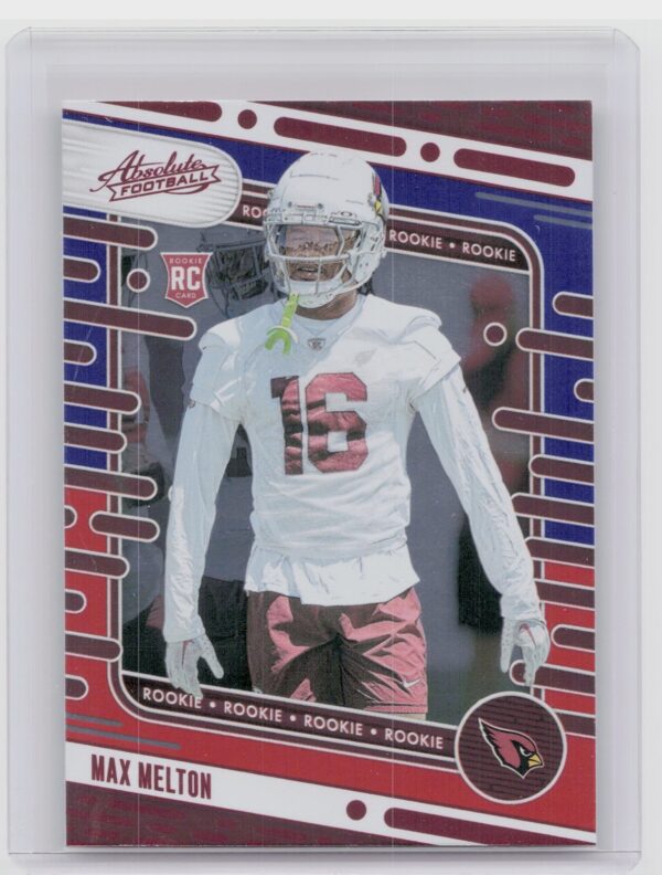 2024 Absolute Max Melton Red and Blue RC 143 Cardinals