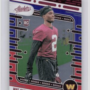 2024 Absolute Mike Sainristil Red and Blue RC 150 Commanders