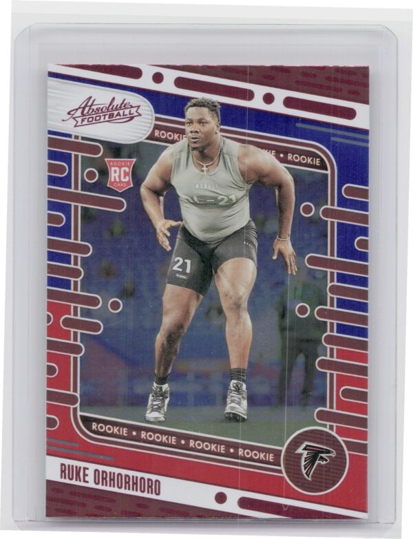 2024 Absolute Ruke Orhorhoro Red and Blue RC #135 Falcons