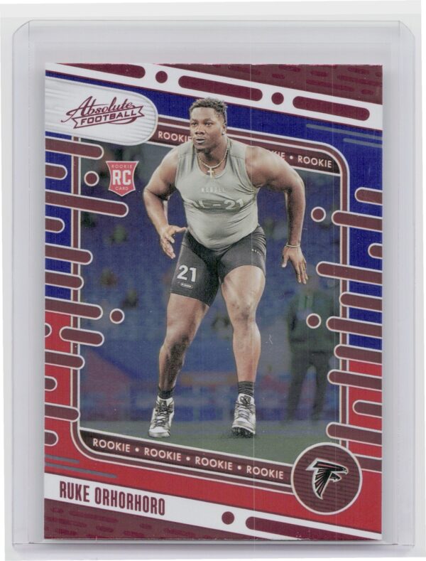 2024 Absolute Ruke Orhorhoro Red and Blue RC 135 Falcons