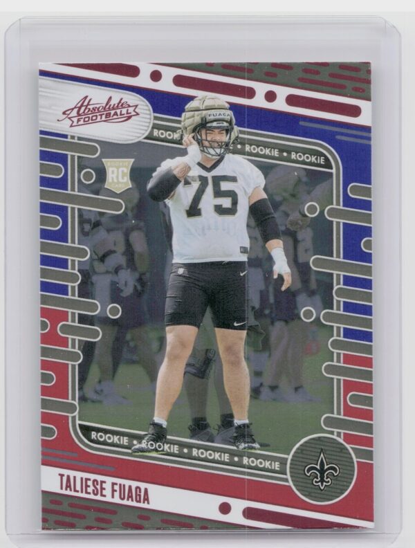 2024 Absolute Taliese Fuaga Red and Blue RC 114 Saints