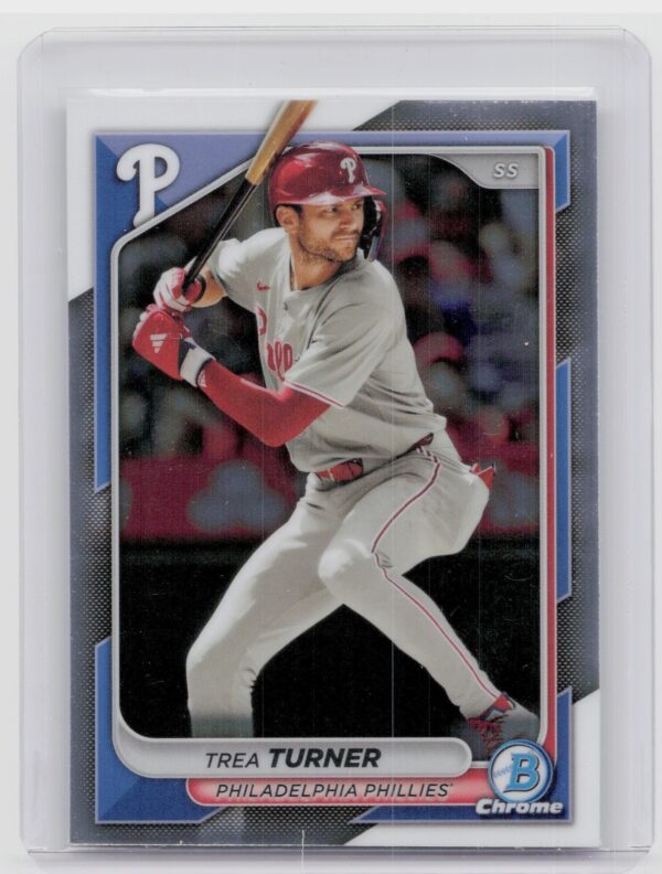 2024 Bowman Chrome Trea Turner #21 Phillies