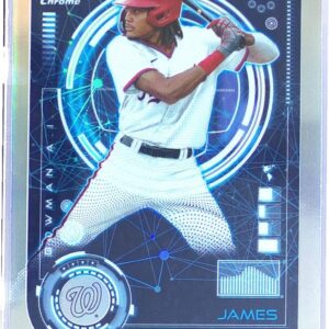 2024 Bowman James Wood #BAI-17 Nationals Bowman A.I.
