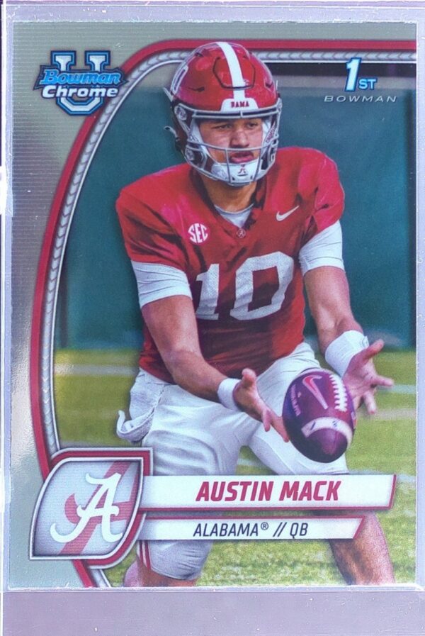 2024 Bowman University Chrome Austin Mack #87 Tide