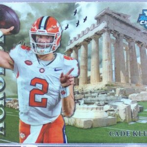 2024 Bowman University Chrome Cade Klubnik RC A-4 Tigers Acropolis