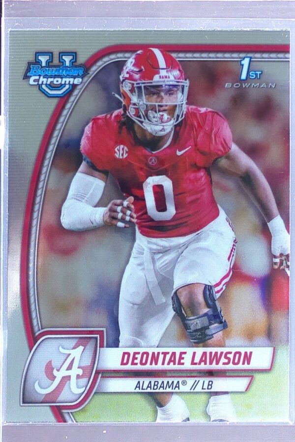 2024 Bowman University Chrome Deontae Lawson #58 Tide