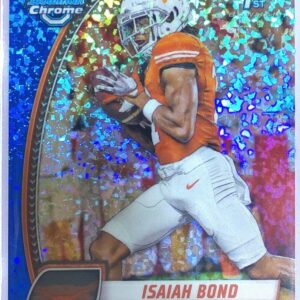 2024 Bowman University Chrome Isaiah Bond Blue Mini Diamond Refractor /175 RC 60