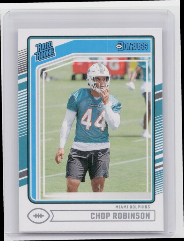 2024 Donruss Chop Robinson RC 351 Dolphins