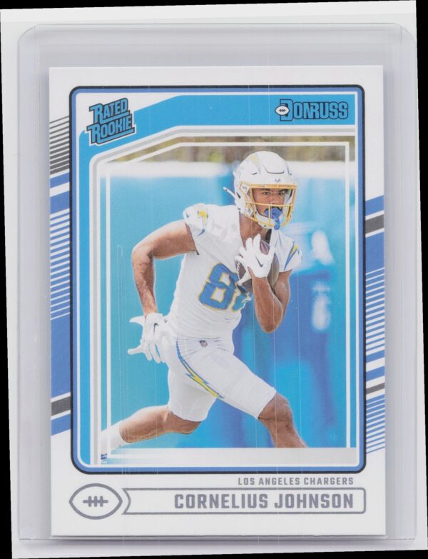 2024 Donruss Cornelius Johnson RC 377 Chargers