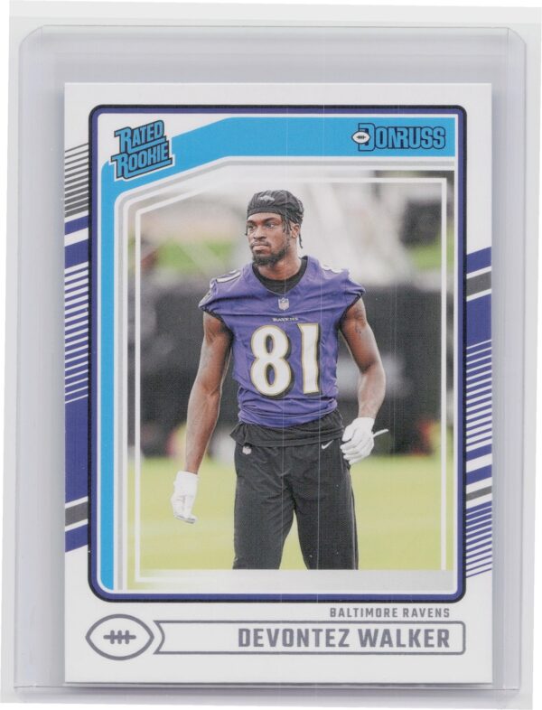 2024 Donruss Devontez Walker RC 345 Ravens