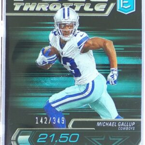 2024 Donruss Elite Michael Gallup /349 14 Cowboys Full Throttle