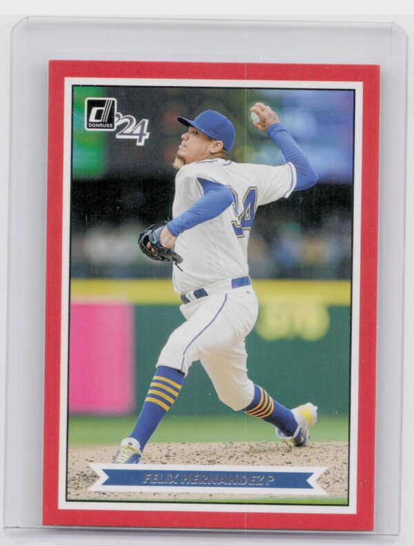 2024 Donruss Felix Hernandez #20 Mariners Action All Stars