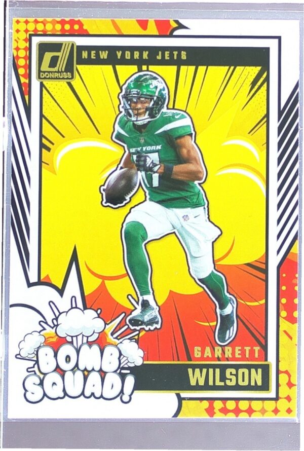 2024 Donruss Garrett Wilson RC #8 Jets Bomb Squad