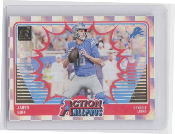 2024 Donruss Jared Goff #3 Lions Action All Pros