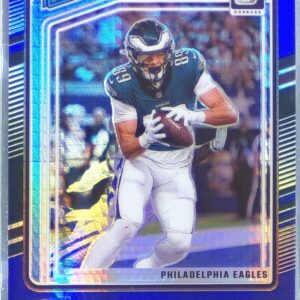 2024 Donruss Optic Johnny Wilson Blue Hyper RC #256 Eagles