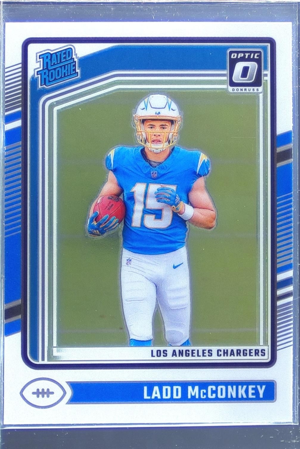 2024 Donruss Optic Ladd McConkey RC #266 Chargers