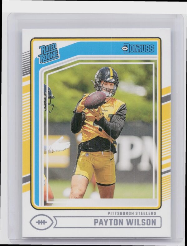 2024 Donruss Payton Wilson RC 342 Steelers