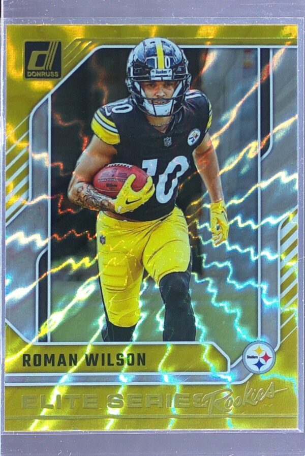 2024 Donruss Roman Wilson 23 Steelers The Elite Series Rookies