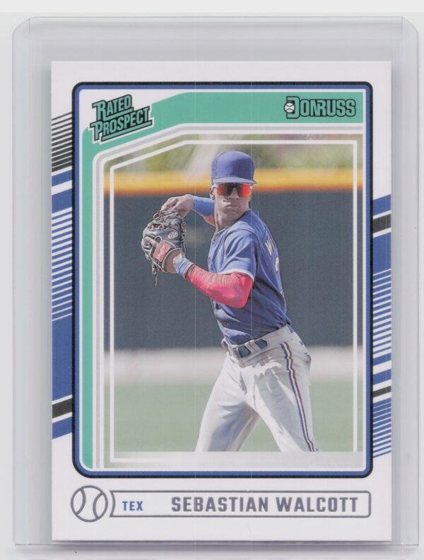 2024 Donruss Sebastian Walcott #160 Rangers
