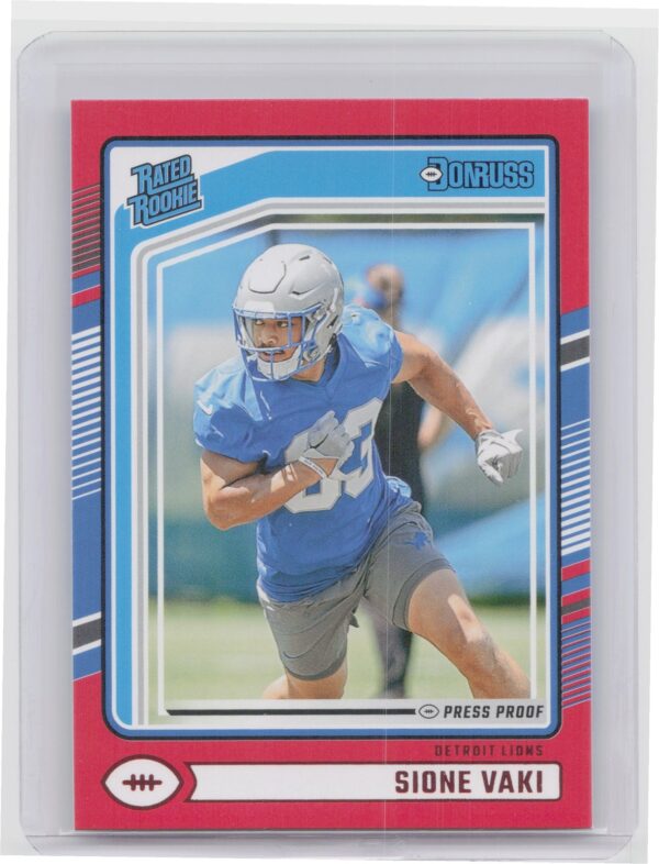 2024 Donruss Sione Vaki Press Proof Red 332 Lions
