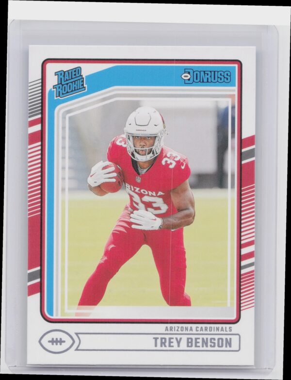 2024 Donruss Trey Benson RC 326 Cardinals