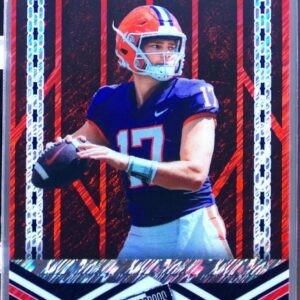 2024 Leaf Collective Christopher Vizzina /5 #PPB-56 Tigers PressPass Shimmer Red