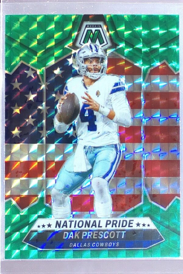 2024 Mosaic Dak Prescott Mosaic Green 253 Cowboys