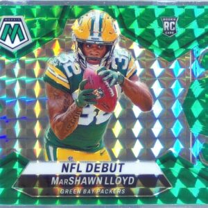 2024 Mosaic MarShawn Lloyd NFL Debut Mosaic Green RC #279 Packers