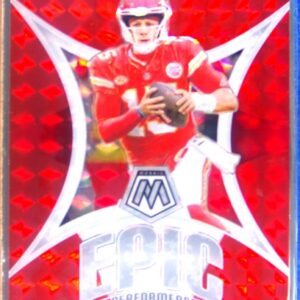 2024 Mosaic Patrick Mahomes II EP-PH Chiefs Epic Performers Mosaic Red
