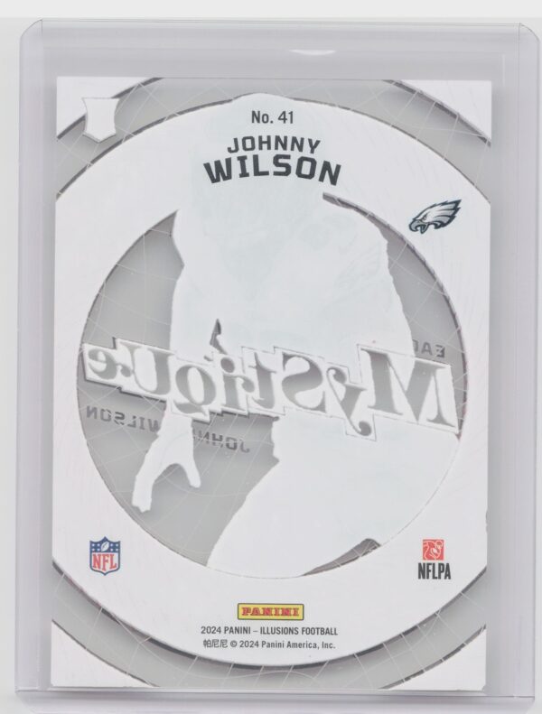 2024 Panini Illusions Johnny Wilson 41 Eagles - Image 3