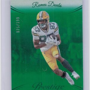 2024 Panini Prestige Romeo Doubs Green Premium Xtra Points /199 109 Packers