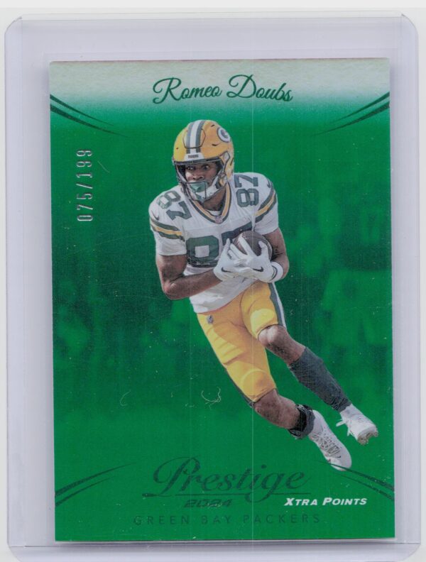 2024 Panini Prestige Romeo Doubs Green Premium Xtra Points /199 109 Packers