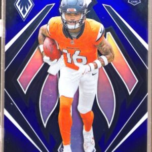 2024 Phoenix Troy Franklin RC Blue Fade /249 #244 Broncos