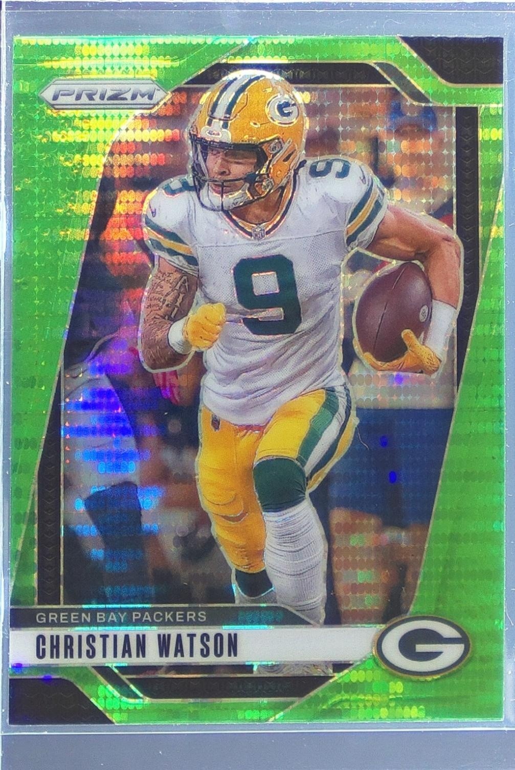 2024 Prizm Christian Watson Neon Green Pulsar 103 Packers