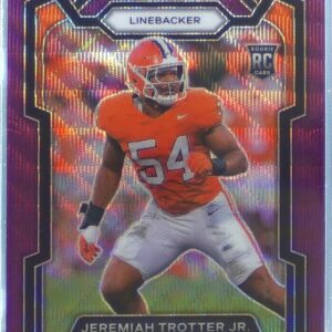 2024 Prizm Draft Picks Jeremiah Trotter Jr. Purple Wave RC #183 Tigers