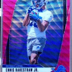 2024 Prizm Ennis Rakestraw Jr. Pink Wave RC 332 Lions