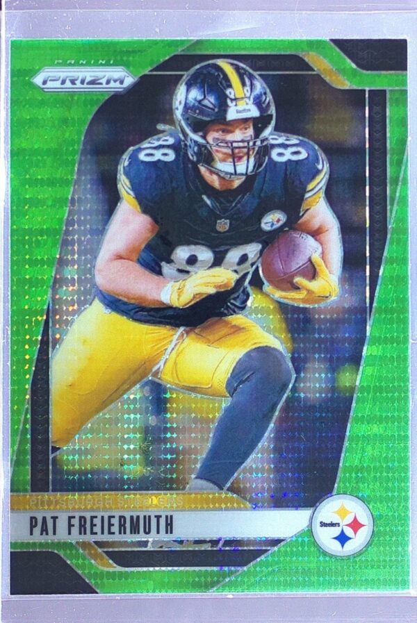 2024 Prizm Pat Freiermuth Neon Green Pulsar 244 Steelers