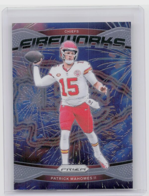 2024 Prizm Patrick Mahomes II 1 Chiefs Fireworks