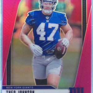 2024 Prizm Theo Johnson Pink RC #390 Giants