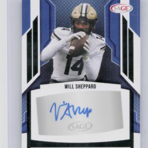 2024 SAGE HIT Will Sheppard Auto #A-WS Commodores Autographs Black (Low Series)