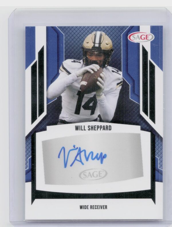 2024 SAGE HIT Will Sheppard Auto #A-WS Commodores Autographs Black (Low Series)